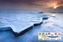 冰封渤海，極地景觀-自駕拍攝北戴河冰海