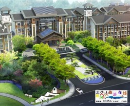 [秦皇島] 北戴河健康谷榮逸酒店-特色親子主題房+自助早餐+暢享無邊泳池+免費擺渡車服務，樂享親子歡樂時光